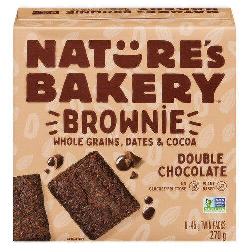 Nature's Bakery - Double Chocolate Brownies