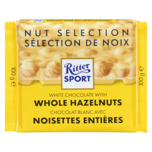 Ritter Sport - White Chocolate with Whole Hazelnuts