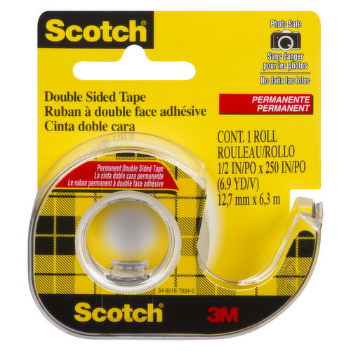 Scotch - Double Stick Tape 12mmx6m