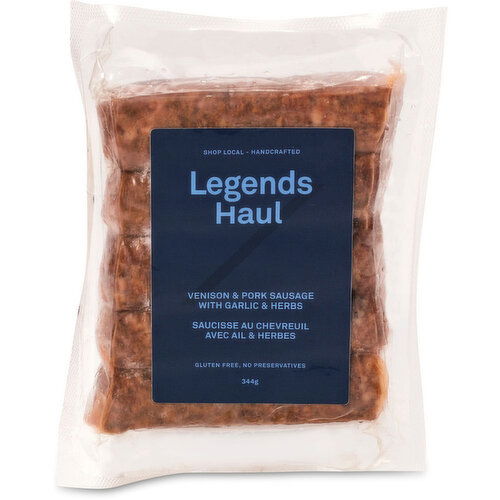 Legends Haul - Venison Garlic Hrb Sausage