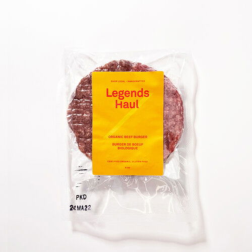 Legends Haul - Organic Beef Burgers