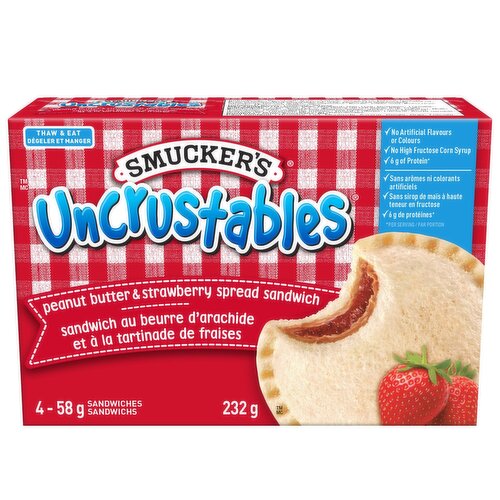 Smucker's - Smuckers Uncrustable PB & Strawberry