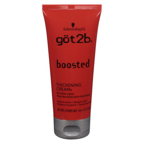 Got2b - Unisex Hair Styling, Boosted Thickening Cream