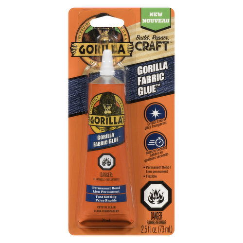 GORILLA - Fabric Glue 2.5oz