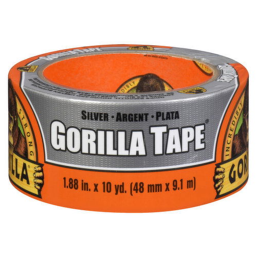 Gorilla - Tape Silver 10 Yards