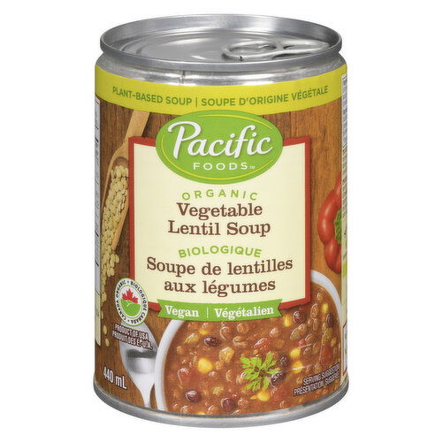 Pacific Foods - Org Veg Lentil