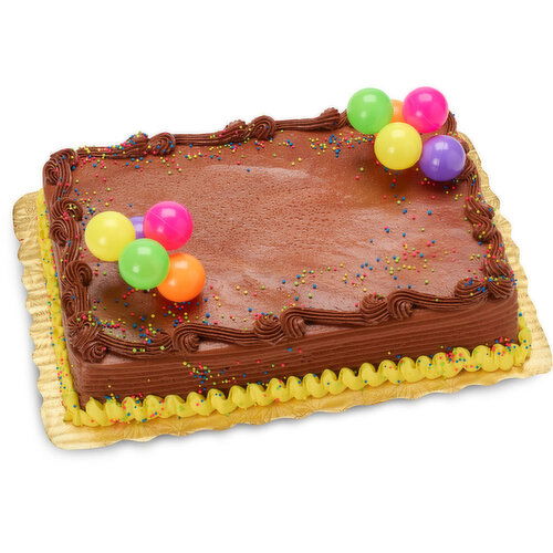 Bake Shop - 8x12 Celebration Cho cakes Iced White