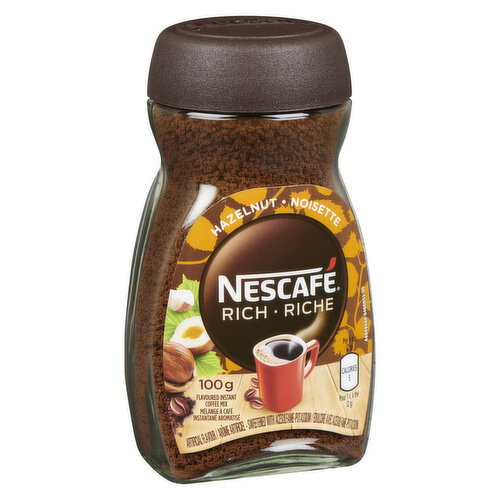 thumbnail image 2 of NESCAFÉ Rich Hazelnut Instant Coffee – 100g (2 Packs) With FREE SHIPPING 2 of 5
