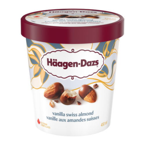 Haagen-Dazs - Vanilla Swiss Almond Ice Cream