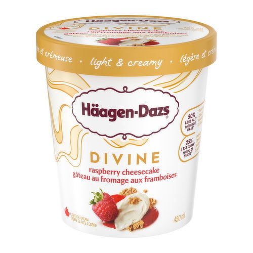 Haagen-Dazs - Divine Raspberry Cheesecake Ice Cream