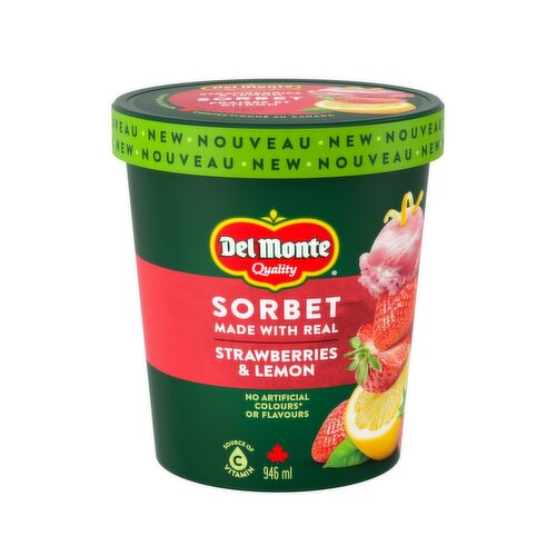 Del Monte - Real Strawberry & Lemon Sorbet