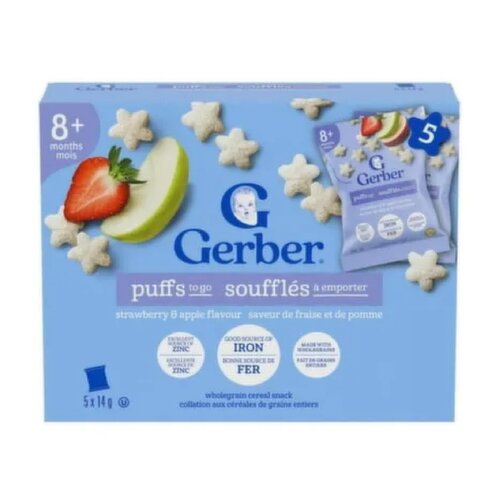 Gerber - Puffs To Go - Strawberry Apple