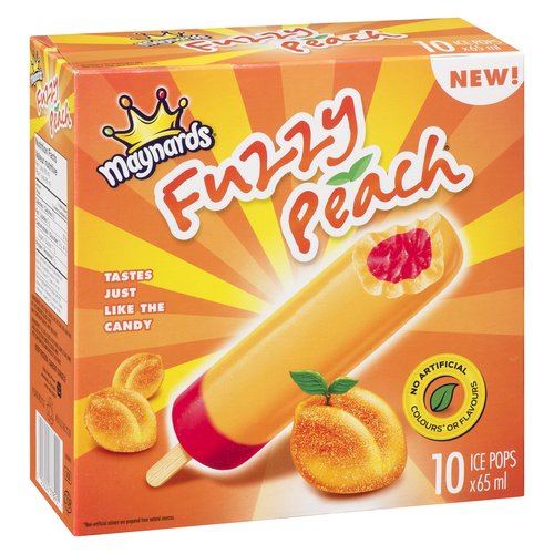 Maynards - Fuzzy Peach Ice Pops