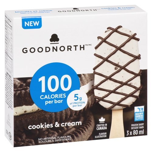 Good North - Frozen Dessert Bars - Cookies & Cream