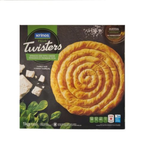 Krinos - Fillo Twisters - Spinach