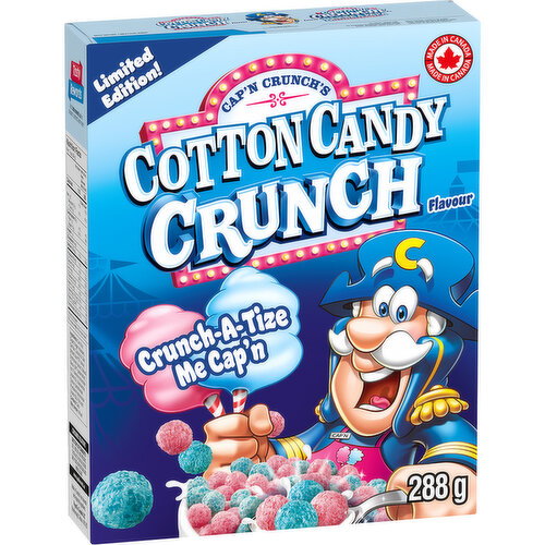 Quaker - Cap'n Crunch's Cotton Candy Cereal