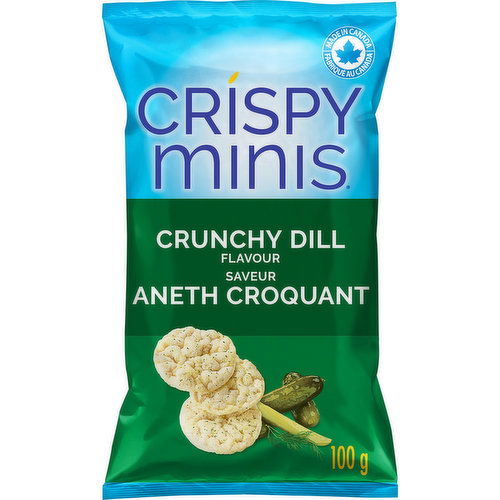 Quaker - Crispy Minis Crunchy Dill Brown Rice Chips