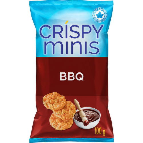 QUAKER - Crispy Minis BBQ, Brown Rice Chips