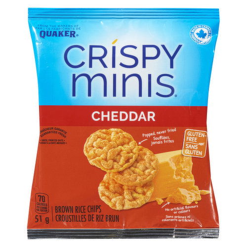 QUAKER - Cheddar  Brown Rice Chips