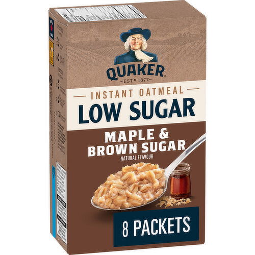 QUAKER - Instant Oatmeal, Low Sugar Maple & Brown Sugar