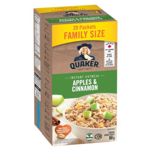 Quaker - Apples & Cinnamon Oatmeal