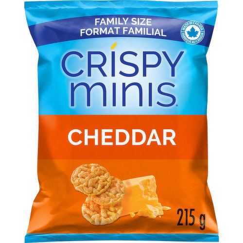 QUAKER - Crispy Minis Cheddar, Family Size