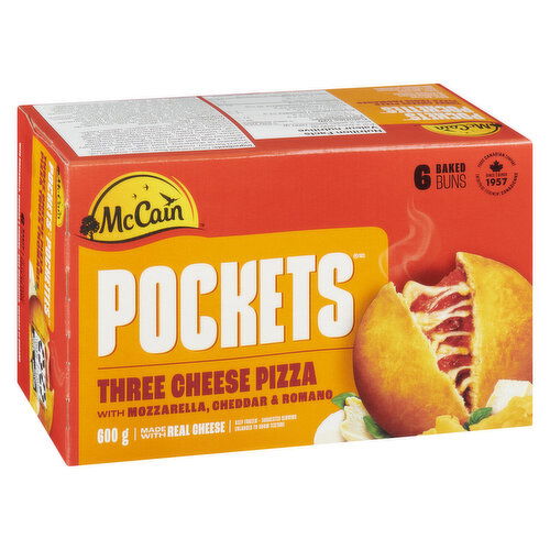 McCain - Pizza Pockets, Three Cheese