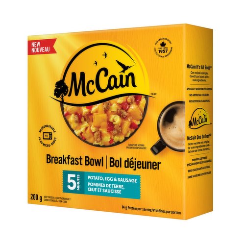 McCain - 5-Minute Breakfast Bowl, Potato Egg and Sausage