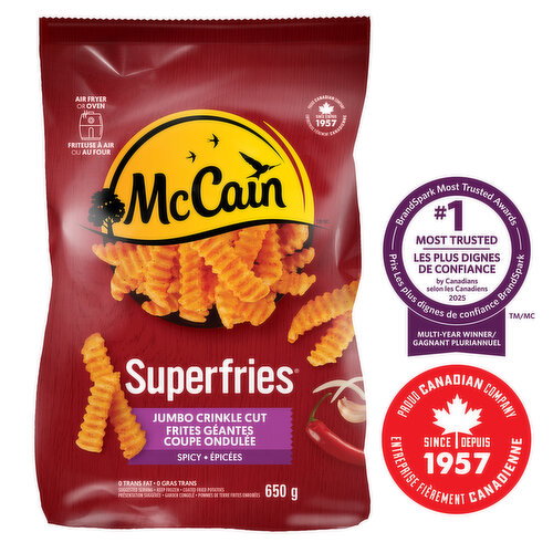 McCain - McCain Superfries Crinkle Cut Spicy