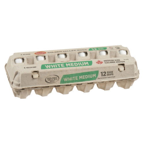 Golden Valley - Medium White Eggs