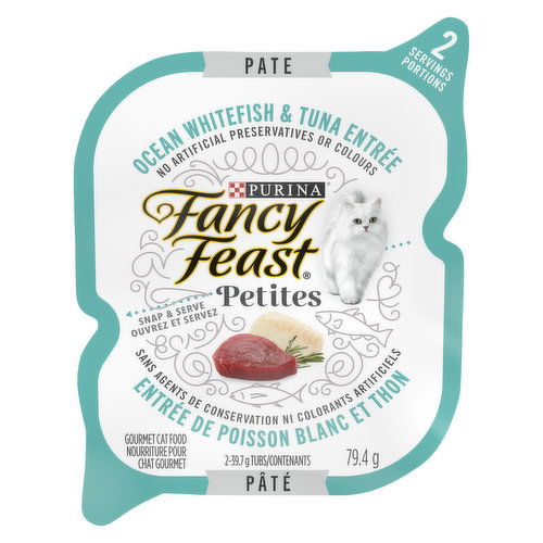 Fancy Feast Petites - P Ocean Whitefish & Tuna Entr Wet Cat Food 79.4 g