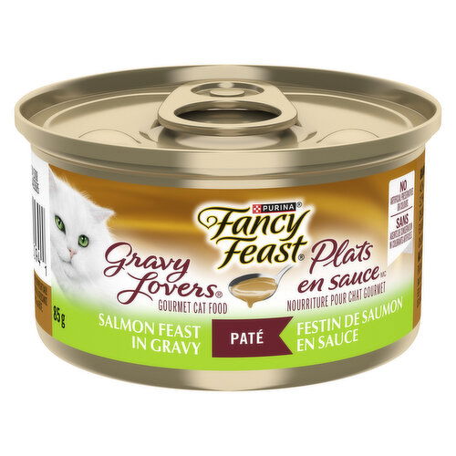 Purina - Fancy Feast Gravy Lovers Pate Salmon, Wet Cat Food