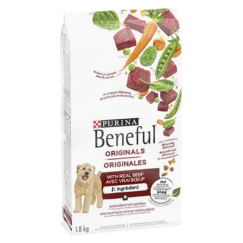 Purina Beneful - Originals with Real Beef, Dry Dog Food 1.8 kg