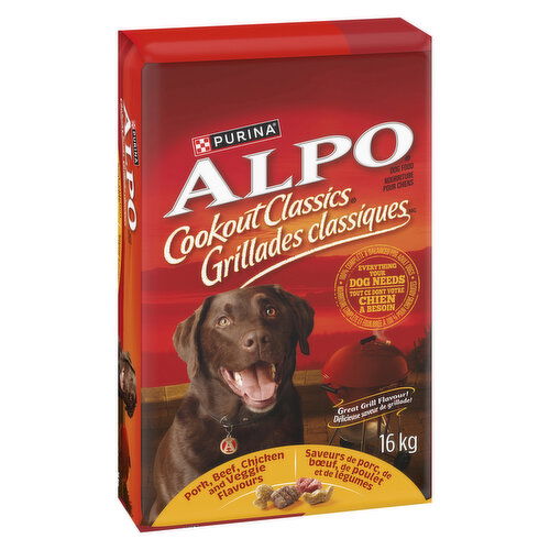 ALPO - Cookout Classics Pork, Beef, Chicken & Veggie Flavours