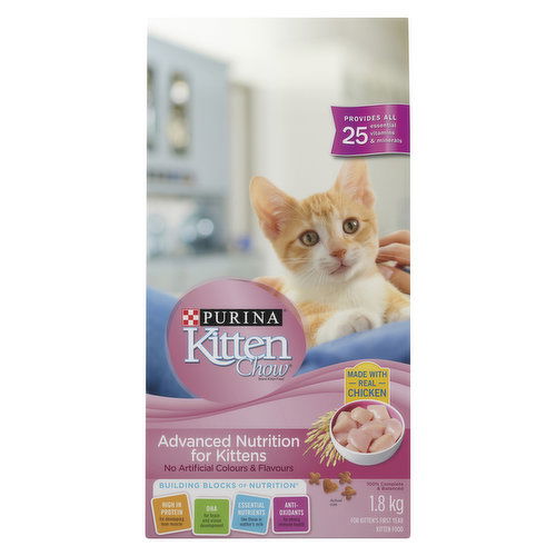 Purina - Kitten Chow Advanced Nutrition for Kittens, Dry Kitten Food