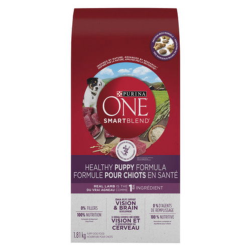 Purina ONE Smartblend Healthy Puppy Formula Lamb Dry Dog Food 1.81 kg