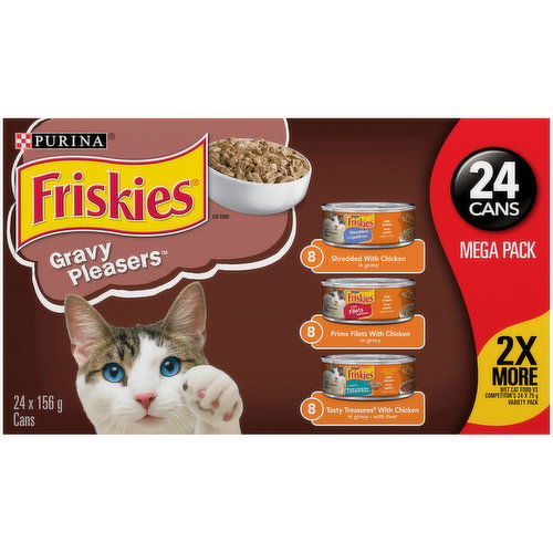 Purina - Friskies Gravy Pleasers VarietyPk