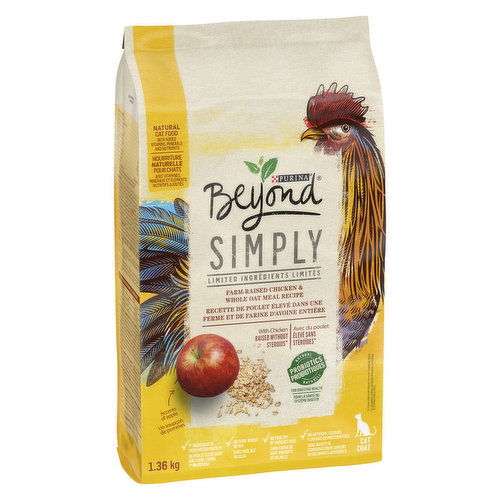 Purina - Beyond Chicken Raised without Steroids & Whole Oat Meal, Dry Cat Food