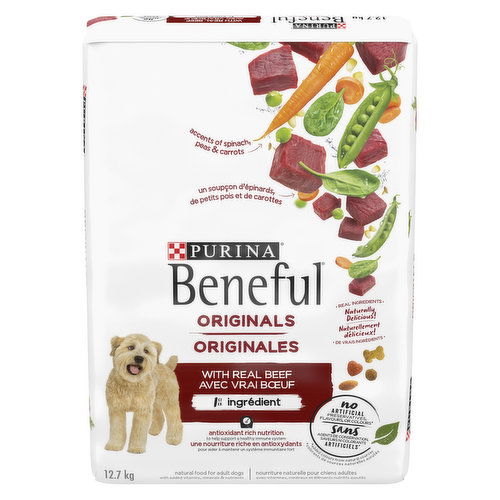 Purina - Originals with Real Beef, Dry Dog Food 12.7 kg