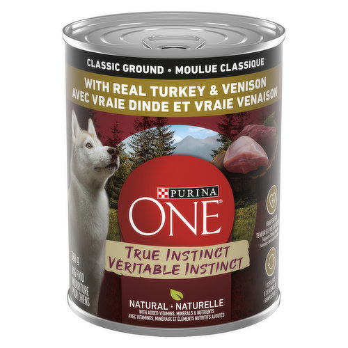 Purina - ONE True Instinct Wet Dog Food, Turkey & Venison