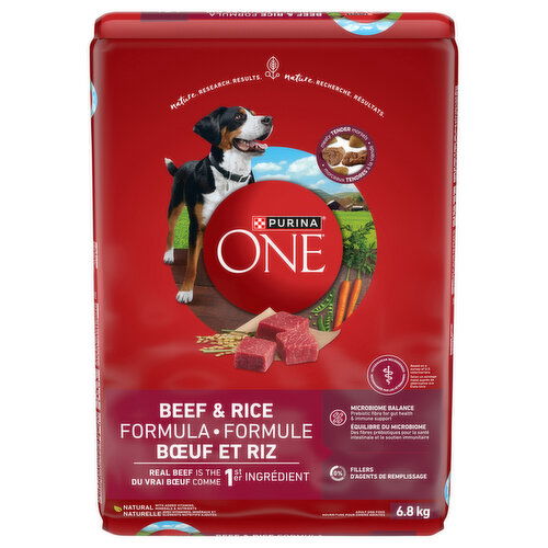 Purina - One Beef & Rice Formula, Dry Dog Food