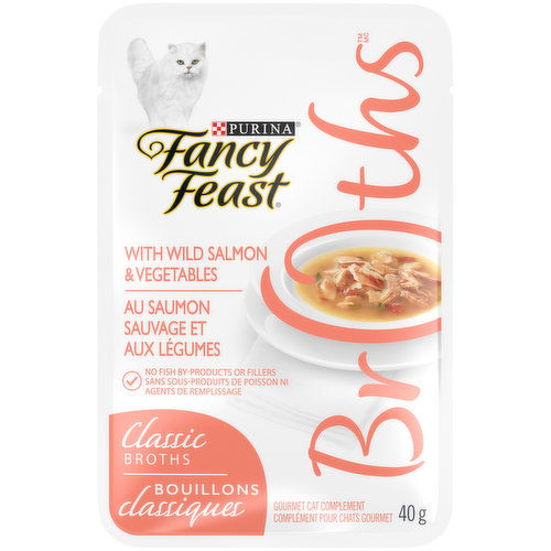 Purina - Fancy Feast Broths Classic Salmon Veg