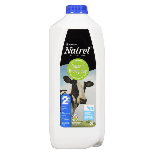 Natrel - Organic 2% Milk Partly Skimmed