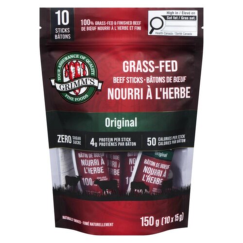 Grimms - Grass Fed Beef Sticks