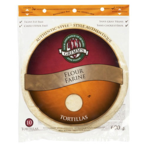 Grimms - Tortilla Flour Original 10 Inch