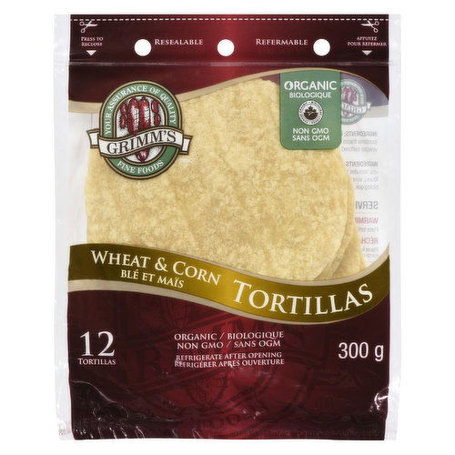 Grimms - Tortilla Wheat & Corn 6 Inch