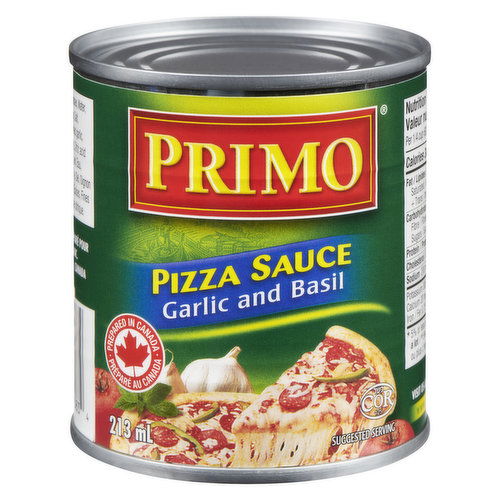 Primo - Garlic Basil Pizza Sauce