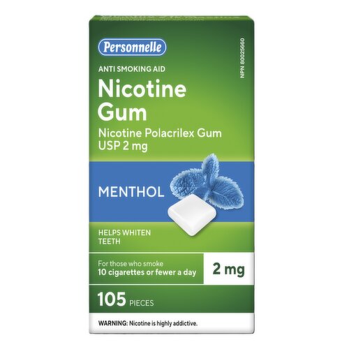 Personnelle - Menthol 2mg Nicotine Gum