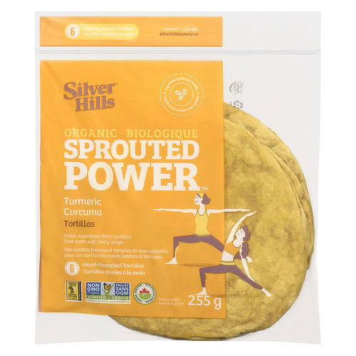 Silver Hills - Tortillas Sprouted Power Turmeric