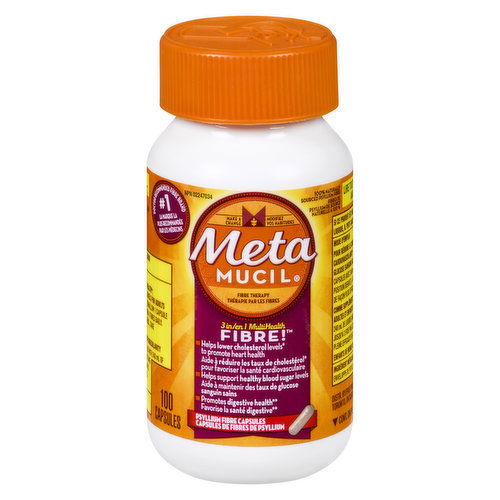 Metamucil - Multihealth Psyllium  Fibre Capsules